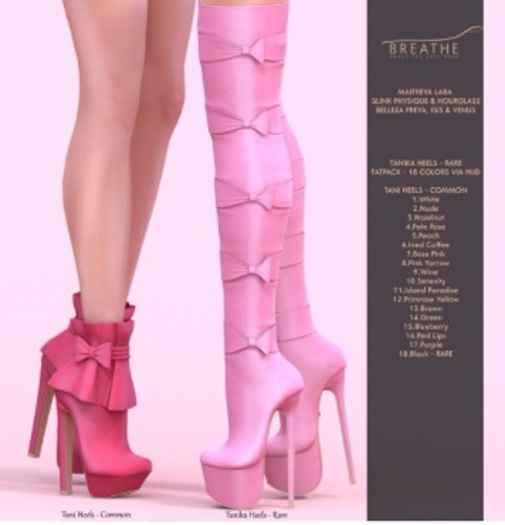 BREATHE]-Tani Heels-Black - RARE