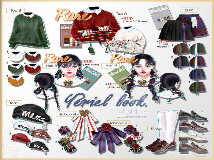 `M.BIRDIE / Yeriel look-RibbonA 1