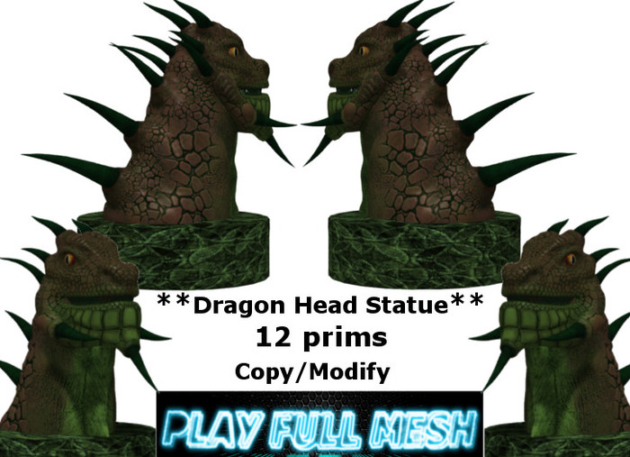 Dragon Head Statue