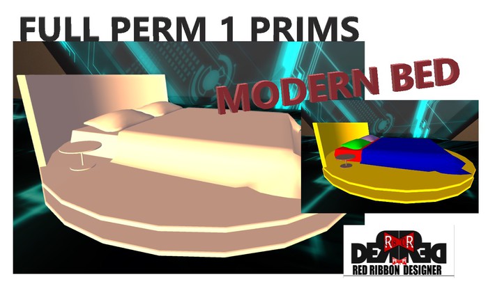 RR MODERN BED 1 PRIMS FULL PERM