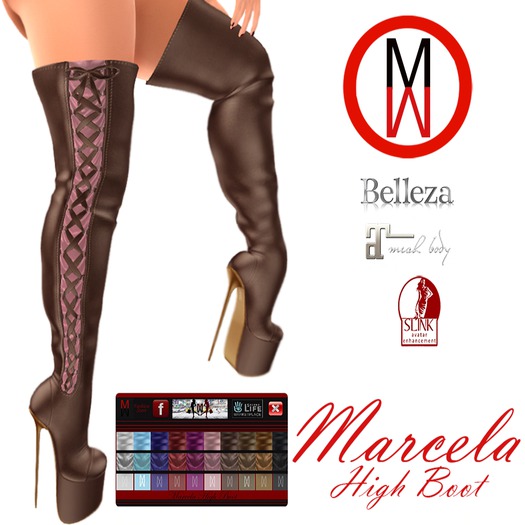 ! @ WM Marcela HIGH BOOT