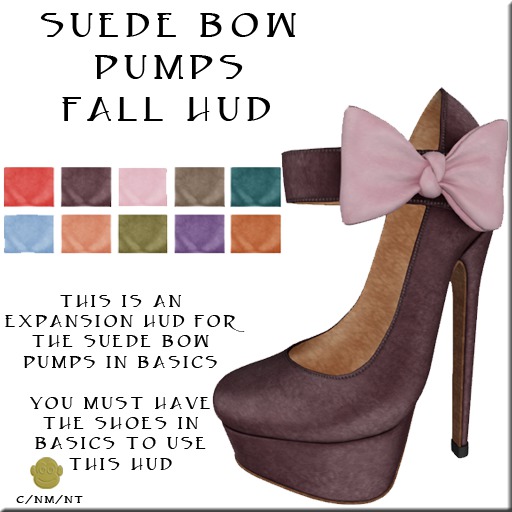 BM Suede Bow Pumps Fall HUD