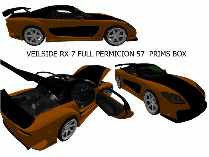 VEILSIDE RX-7 FULL PERMICION 57  PRIMS BOX