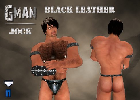 GMan Leather - Black Jock