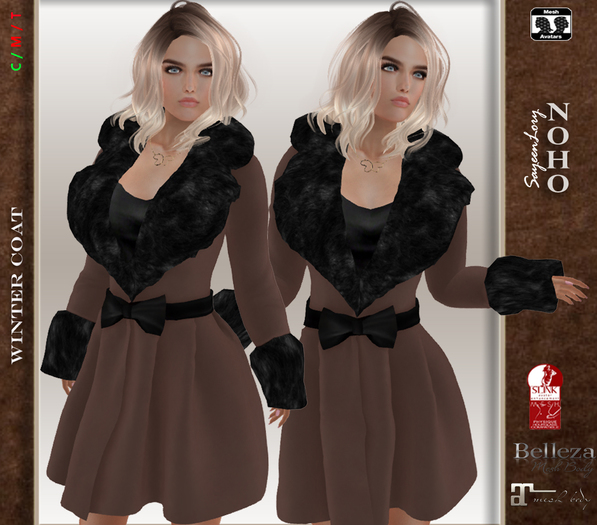 NoHo Outerwear - Winter Coat #1 (box) brown