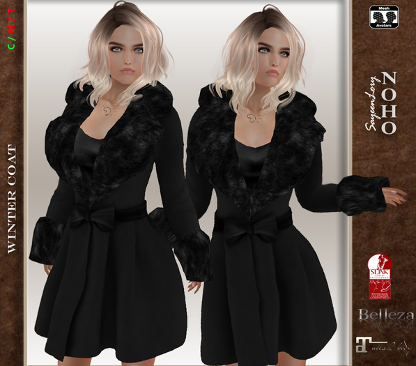 NoHo Outerwear - Winter Coat #1 (box) black