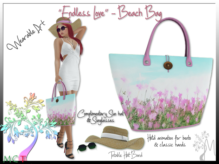 "Endless Love" Beach Bag