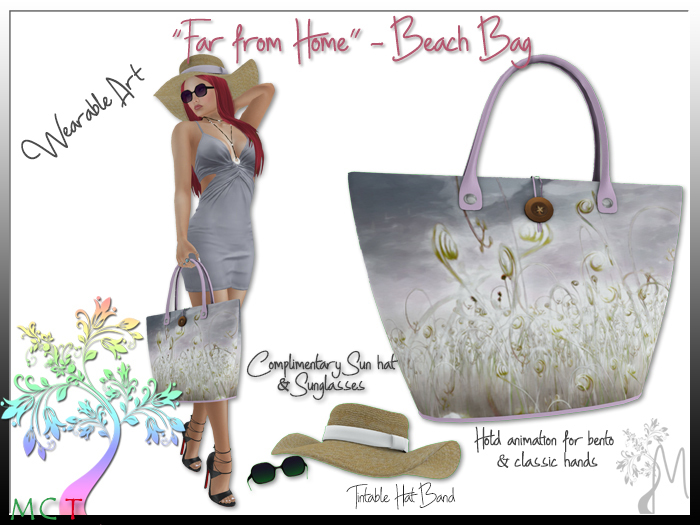 "Far from Home" Beach Bag