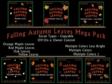 Autumn Leaves Mega Pack - Falling Leaves 7-Pack 