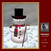 Snowman with Tophat