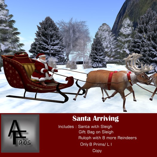  Santa Arriving* mesh
