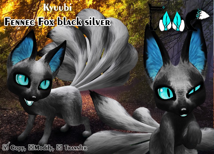 [FMC] Kyuubi - Fennec Fox black silver
