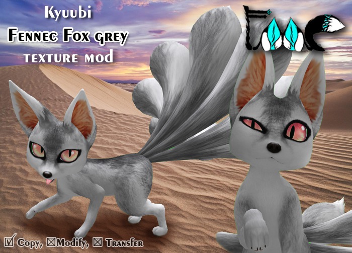 [FMC] Kyuubi - Fennec Fox grey