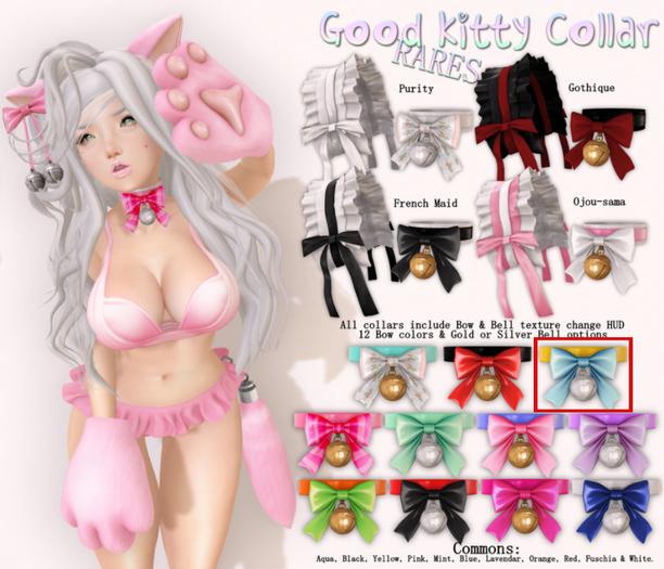 .tsg. Good Kitty Collar - Yellow