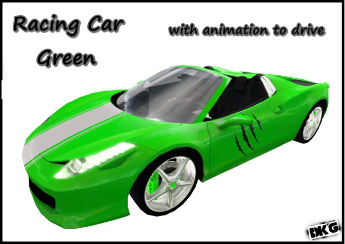 DK'G Racing Car Green