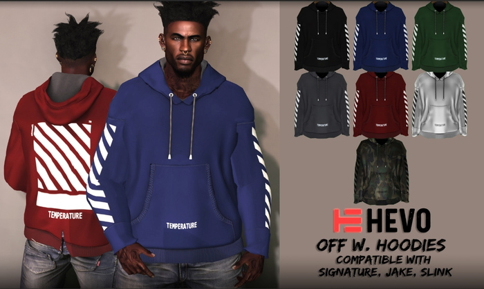 HEVO - OFF_W v2 / HOODIE [CAMO]  BOXED