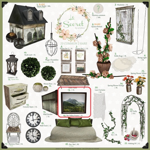 Ariskea [Le Secret] The Valley Frame