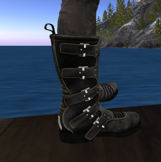 leather viking boots