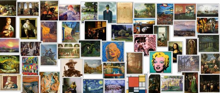 50 Famous paintings