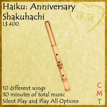 Second Life Marketplace - Haiku: Anniversary Edition Shakuhachi