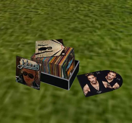 Box vinyls Johnny Halliday