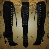 Black Laced Boots