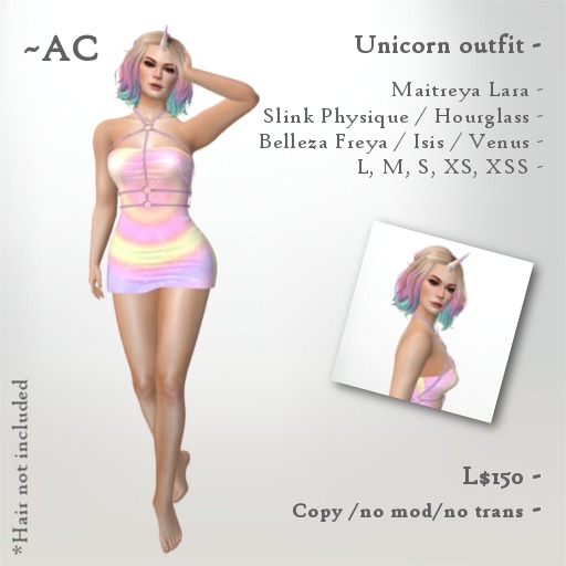~AC Unicorn dress and horn