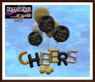 New Year - B&G&S Cheers Balloons Bouquet