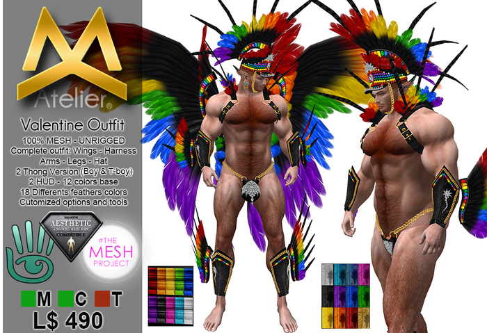 <MK> Valentine Outfit - Carnaval - Samba - Brazil - Gay Pride