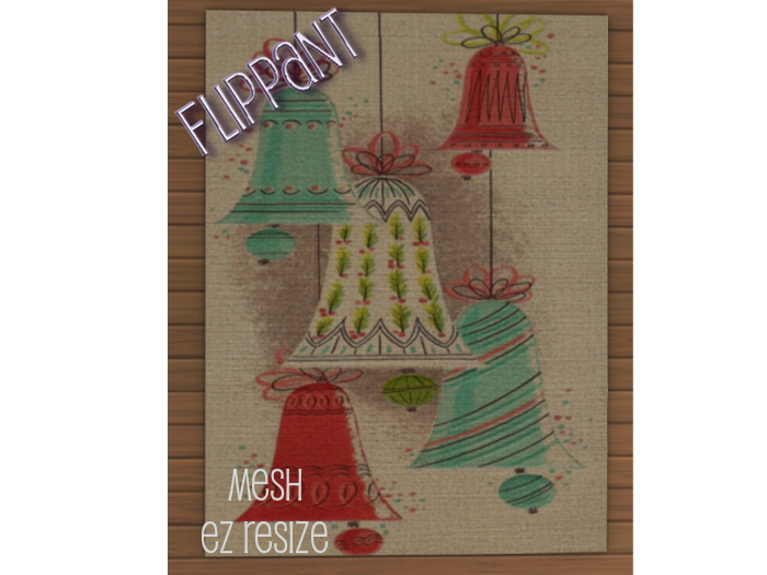 Flippant - Christmas Retro Bells Rug