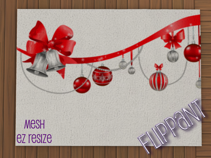 Flippant - Christmas Ribbon Rug