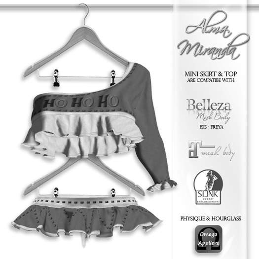 DEMO .: AlmaMiranda :. Naughty Santa Mini Skirt Outfit