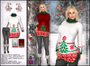 .:S&B:. Christmas Roll Neck Sweater XMAS Tree