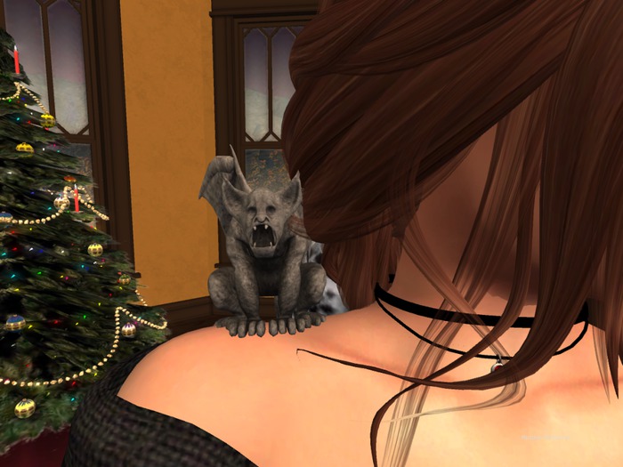 Gargoyle Shoulder Pet box
