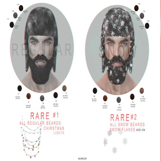 MIRROR - Max Regular Beard Brown #4