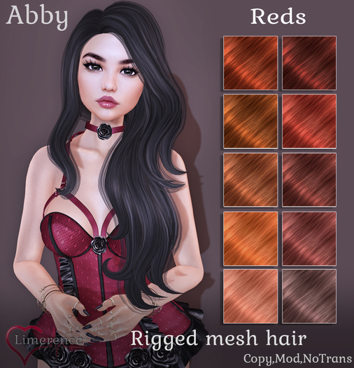 {Limerence} Abby hair-Reds