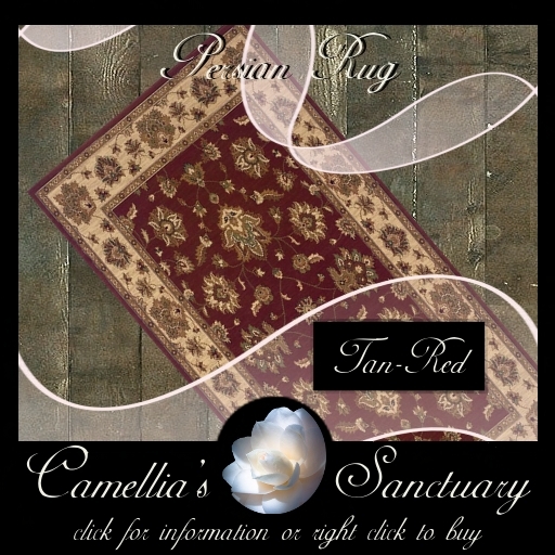 Persian Rug (Tan/Red)