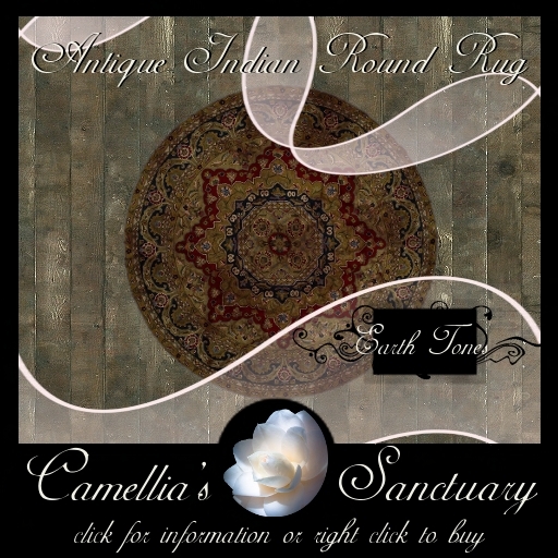 Indian Round Rug (Earth Tones)