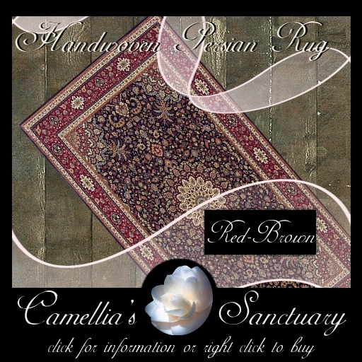 Handwoven Persian Rug (Red/Brown)