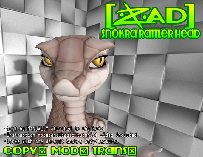 [ZAD] Snokra Rattler Head v1.3