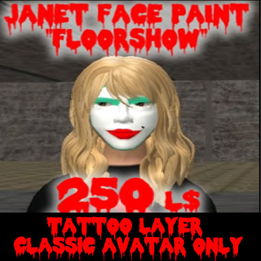 RHPS Janet Face paint