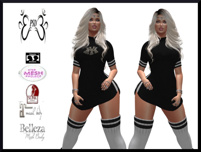 PSD! GameTime Dress Black