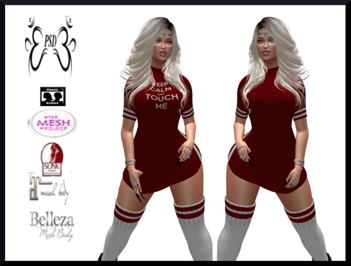 PSD! GameTime Dress Red