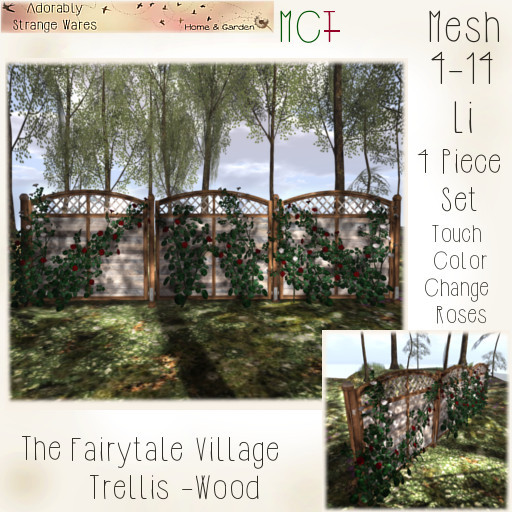 ~ASW~ The Fairy Tale Village Trellis