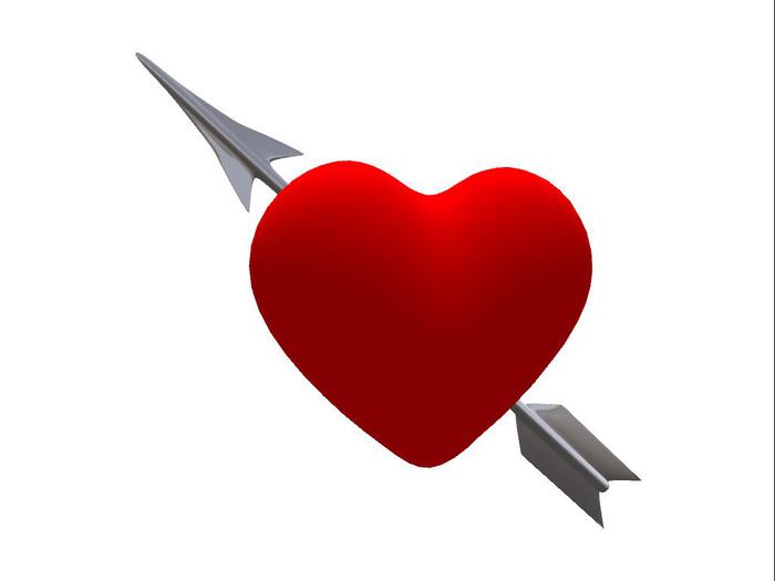 Arrow Heart Decoration