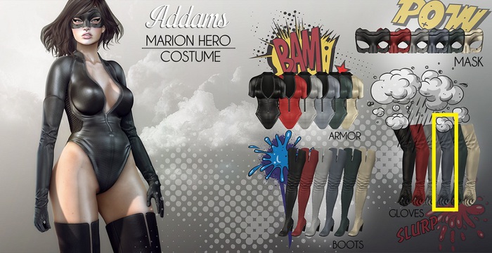 Addams // Marion Gloves Custome // Ice