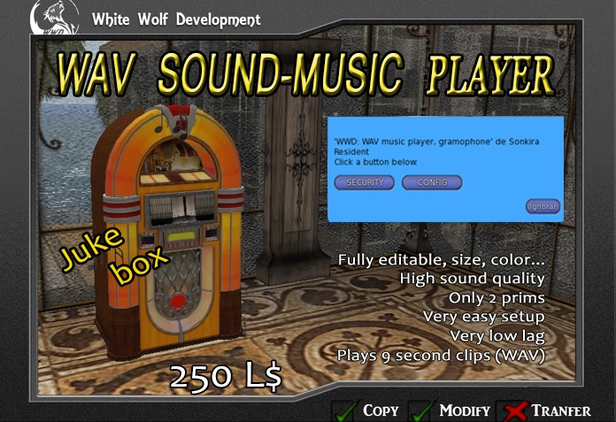 WWD: WAV sound/music player, jukebox
