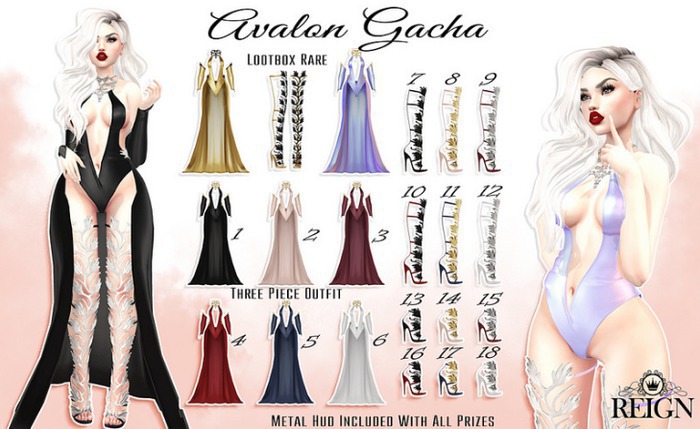 REIGN.- AVALON KNEE HIGH HEELS (MAITREYA) BLUSH #8