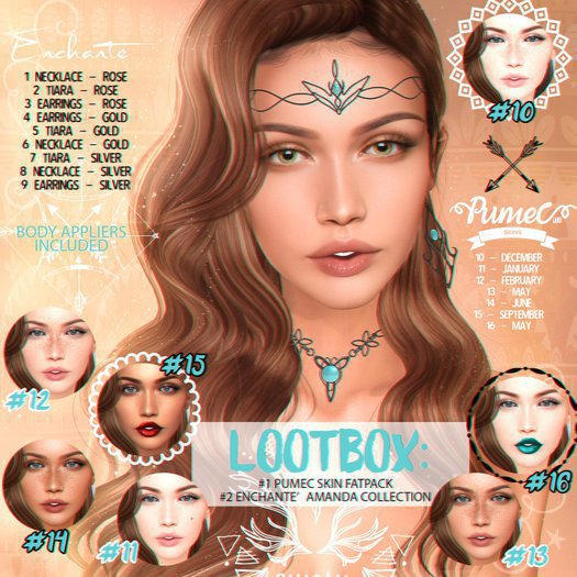 #3 [Enchante'] - Amanda Earrings - Rose