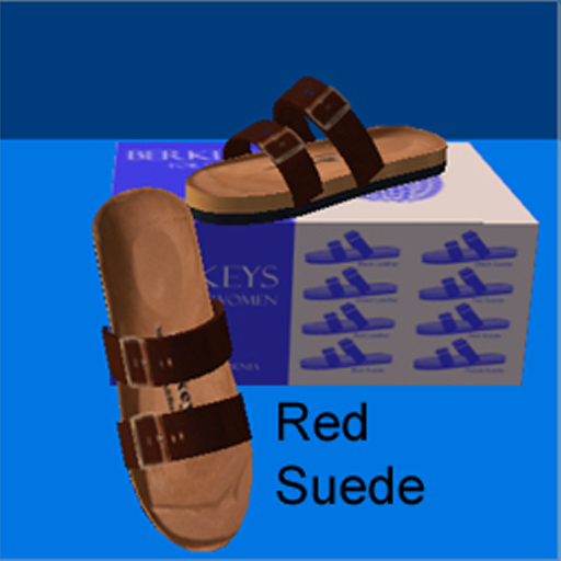 JJs Designs Berkeys  Red Suede